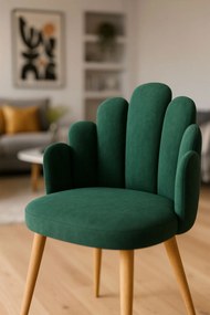 Rcznie aksamitne krzeso