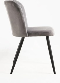 Zestaw 4 Krzese Luk Aksamitne