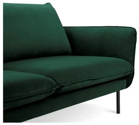 Zielona aksamitna sofa Cosmopolitan Design Vienna, 200 cm