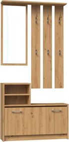 Komplet Mebli Do Przedpokoju Z Lustrem W3-N13