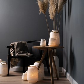 Biała porcelanowa LAMPA rozm. L (26,5 cm)