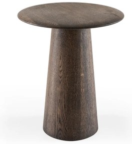 Okrągły stolik z litego drewna dębowego ø 40 cm Mushroom – Gazzda