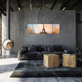 Obraz - Obraz wieży Eiffla (170x50 cm)