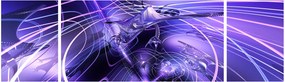 Obraz abstrakcji technicznej (170x50 cm)