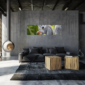 Obraz lemura (170x50 cm)