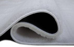 Dywan pluszowy Catwalk biały 80 cm x 150 cm