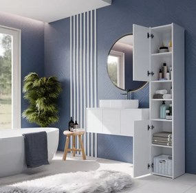 Szafka łazienkowa Stella 30 cm 2-drzwiowa z minimalistycznymi uchwytami