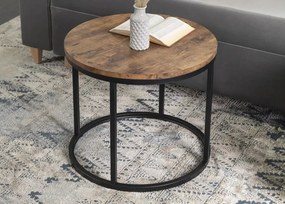 Stolik kawowy Ruffaro – elegancka prostota z akcentem industrialnym w wielu kolorach do wyboru