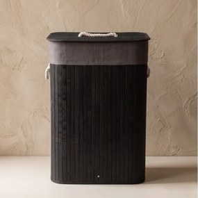 Bambusowy kosz na pranie SADE, 80 l