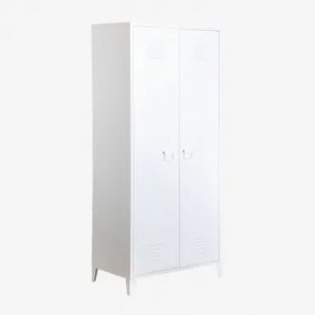 Zweitüriger Spindschrank Aus Stahl Pohpli Gardenia Biel - Sklum