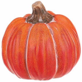 Dynia wysoka bez otworów pomarańczowy, ceramika, śr.12 cm, śred. 12 cm