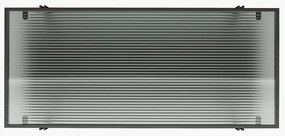 Czarny regał w dekorze dębu 79x117 cm Wainwright – Queer Eye