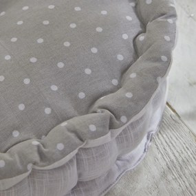 Poduszka do siedzenia na podłodze okrągła CONSTANCE, bawełna, Ø 40 x 12 cm