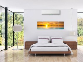 Obraz wschodu słońca (170x50 cm)