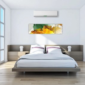 Obraz - Liście (170x50 cm)