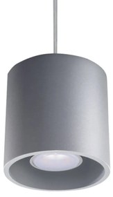 Lampa wisząca ORBIS 1 szara SOLLUX  LIGHTING
