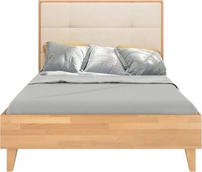 Łóżko bukowe Visby FRIDA/ 140X200 cm, kolor naturalny/ecru