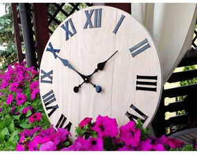 Zegar na ścianę nowoczesny efektowny okrągły cichy do kuchni salonu pokoju