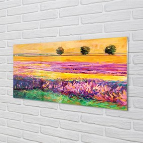 Szklany Panel Korony Drzew pod Niebem