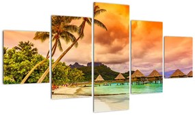 Obraz - Bora Bora Island (125x70 cm)