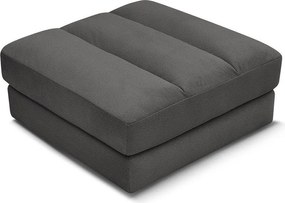 Czarny aksamitny podnóżek Sierra – Bobochic Paris