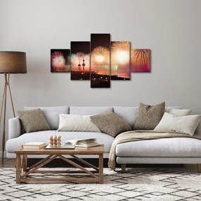 Obraz fajerwerków (125x70 cm)