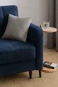 Minimalistyczny stolik pomocniczy dąb artisan + złoty Z7-S74