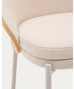 Beżowo-jasnonaturalny hoker (wysokość siedziska 65 cm) Eamy – Kave Home