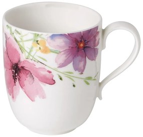 Porcelanowy kubek z motywem kwiatów Villeroy &amp; Boch Mariefleur Tea, 430 ml