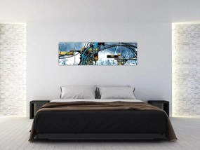 Abstrakcyjny obraz (170x50 cm)