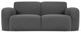 Ciemnoszara sofa z materiału bouclé 170 cm Molino – Micadoni Home