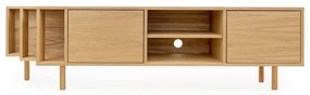 Szafka pod TV w dekorze dębu w naturalnym kolorze 189x50x44 cm Shift – Woodman