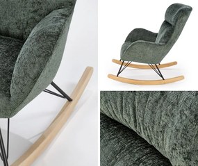 Nowoczesny fotel bujany Castro Halmar