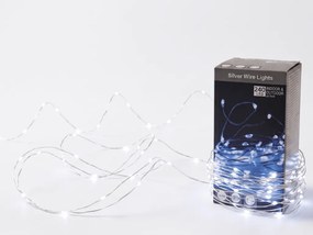 Łańcuch świetlny 240 LED zewnętrzny/wewnętrzny 23,9 m, biały