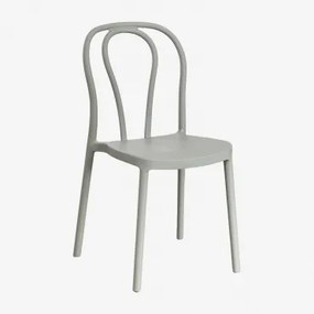 Zestaw 4 Sztaplowanych Krzeseł Jadalnianych Z Polipropylenu Mizzi Awokado - Sklum