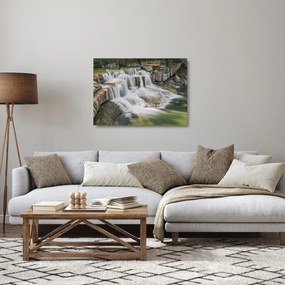 Obraz na szkle - wodospady (70x50 cm)