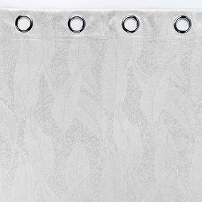Biała aksamitna zasłona zaciemniająca 135x280 cm Melodie – douceur d'intérieur