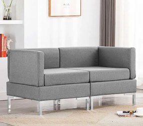 2 jasnoszare segmenty narożne do zestawu Gova