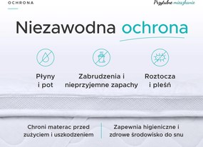 DWUWARSTWOWY Ochraniacz na materac - TOPPER 160 x 200 cm