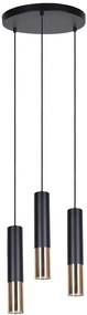 Czarna lampa wisząca sople - S862 H7-P84