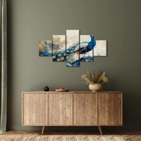 Obraz - Paw, malarstwo (125x70 cm)