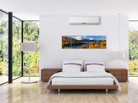 Obraz - Jesień w Alpach (170x50 cm)