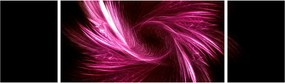 Obraz - różowa abstrakcja (170x50 cm)