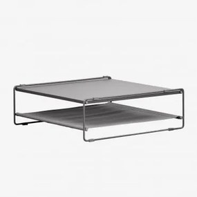 Stolik Pomocniczy Do Ogrodu, Który Można Przekształcić W Pufę, Wykonany Ze Stali Amaro Grey - Sklum