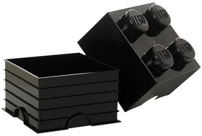 Czarny kwadratowy pojemnik LEGO®