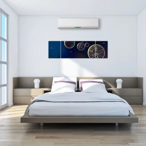 Obraz bąbelków (170x50 cm)