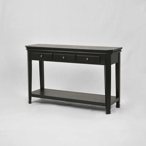 Konsola 128x80x40 cm czarna Cesena CE012