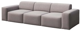 Szara aksamitna sofa 285 cm Villet – Rodier