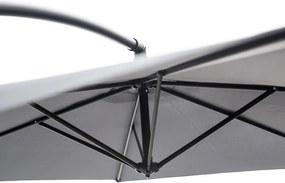 Happy Green Parasol ogrodowy podwieszany LUGO antracyt, 300 cm