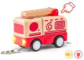 Woody Car strażak z dźwiękami i światłem, kołozamachowe